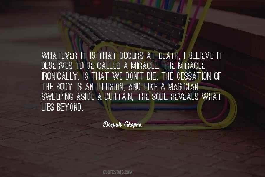 Death Is An Illusion Quotes #1863300