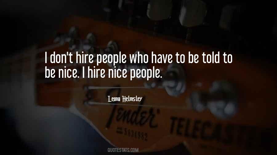 Quotes About Nice People #177888