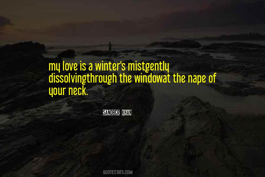 A Winter S Love Quotes #857320