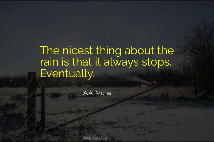 About The Rain Quotes #1597092
