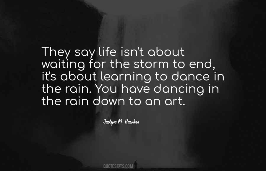 About The Rain Quotes #262733