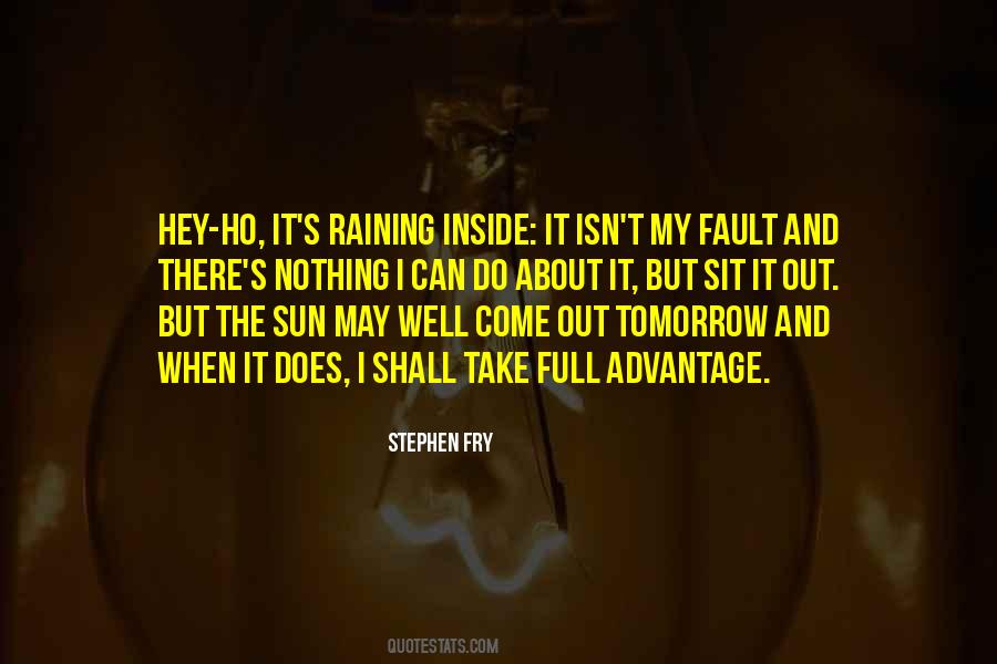 About The Rain Quotes #500068