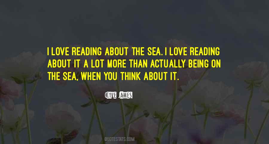 About The Sea Quotes #129929