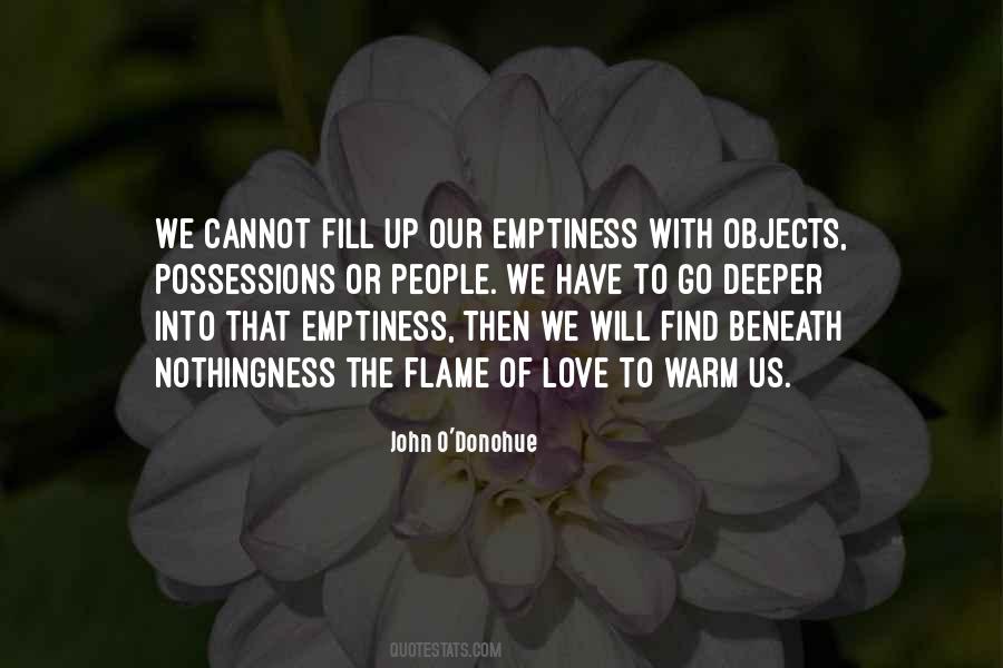 Love Emptiness Quotes #1628608