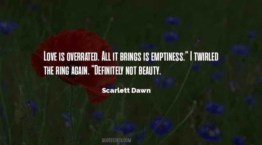 Love Emptiness Quotes #989132