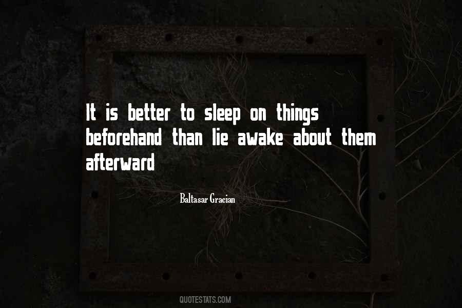 About To Sleep Quotes #399665