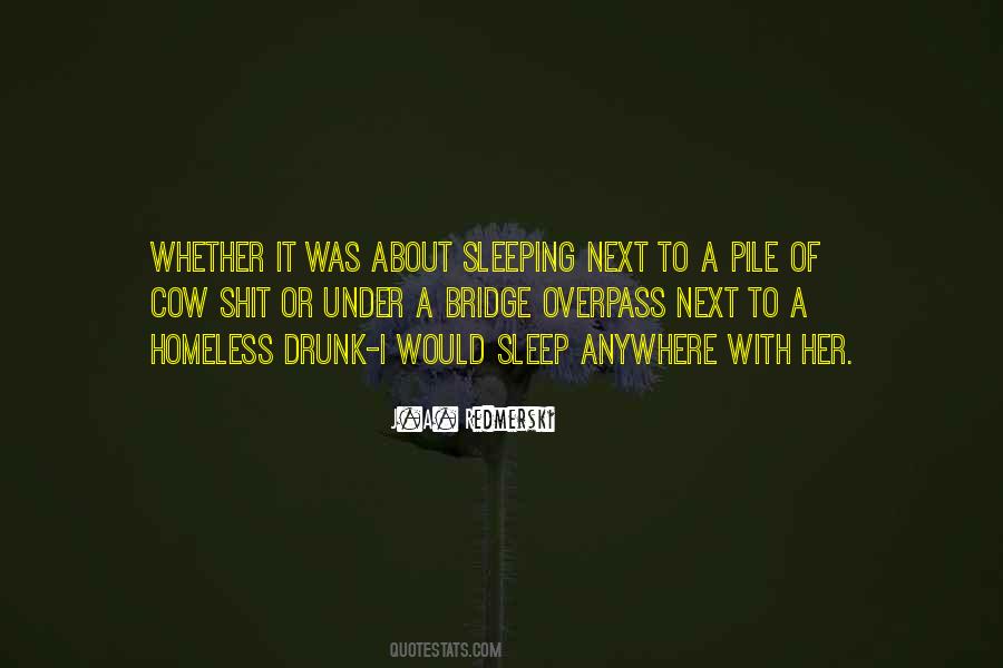 About To Sleep Quotes #75504