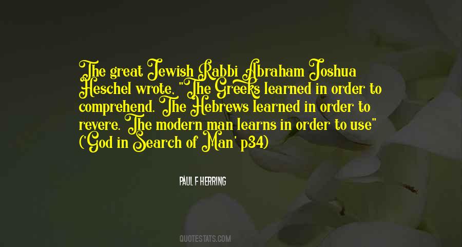 Abraham Heschel Quotes #1112888