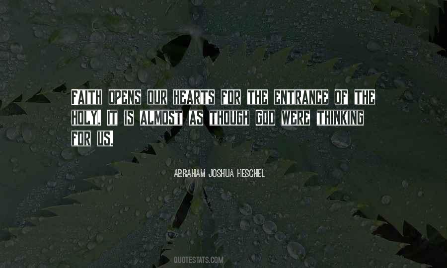 Abraham Joshua Quotes #188348