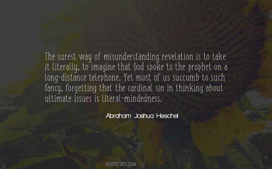 Abraham Joshua Quotes #208530