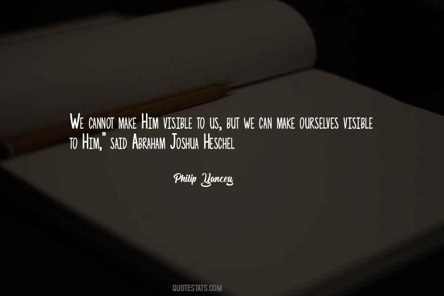 Abraham Joshua Quotes #47062