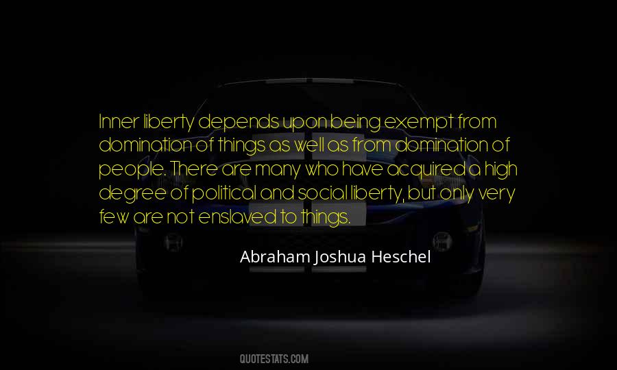 Abraham Joshua Quotes #470975