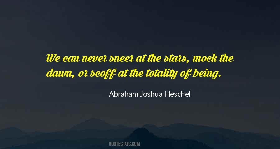 Abraham Joshua Quotes #833995