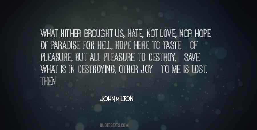John Milton Paradise Lost Quotes #194338