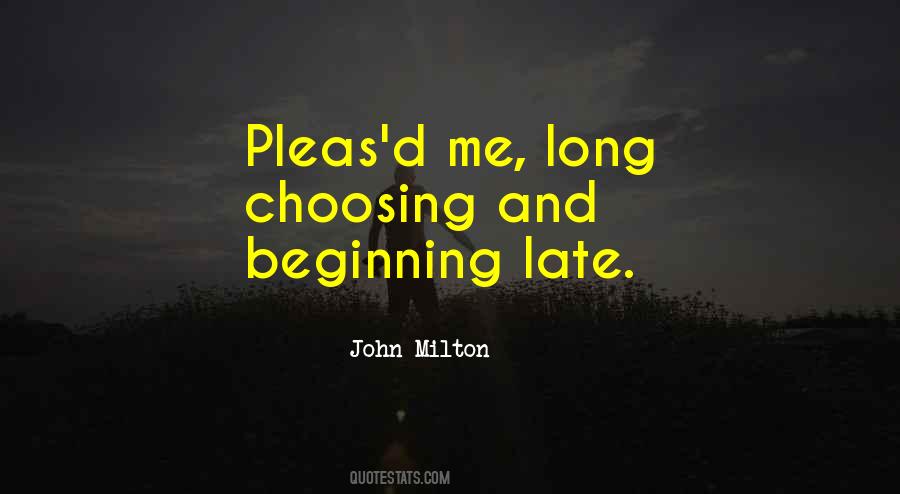 John Milton Paradise Lost Quotes #956125