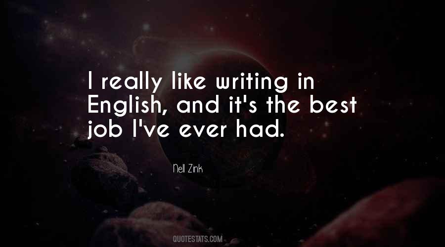 Writing In Quotes #1347400