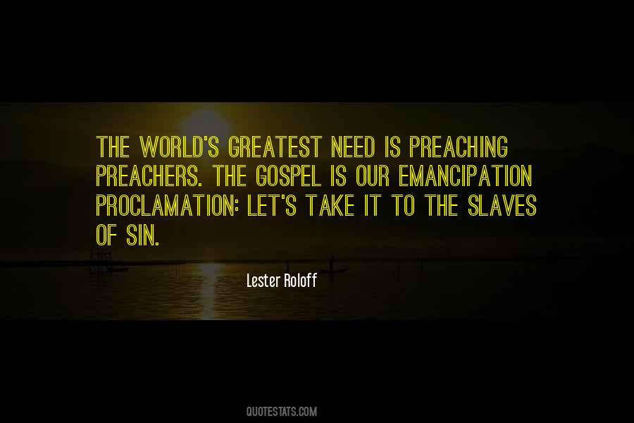 Preaching Gospel Quotes #1047010