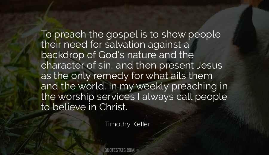 Preaching Gospel Quotes #1633331