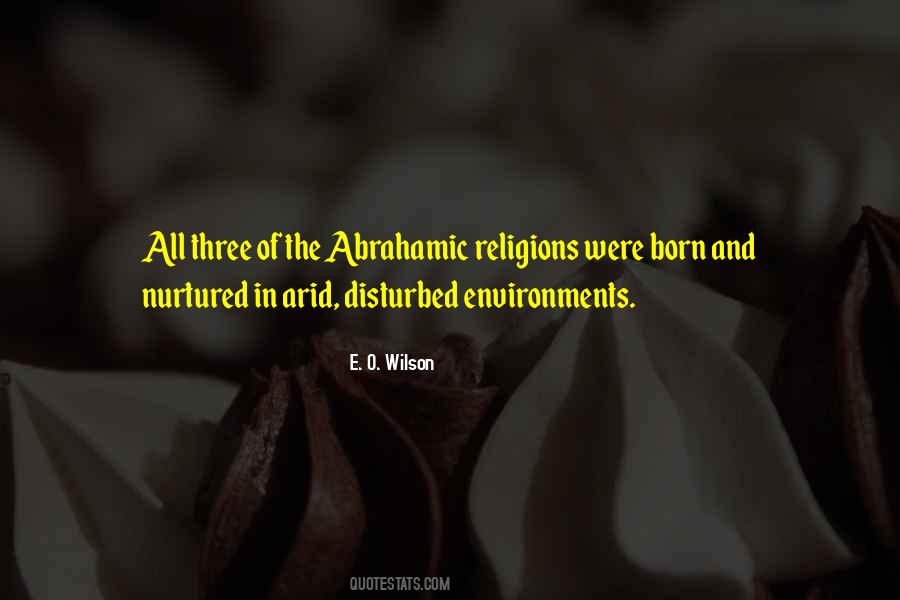 Abrahamic Religions Quotes #474531