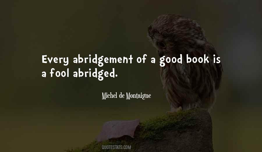 Abridgement Quotes #1028943