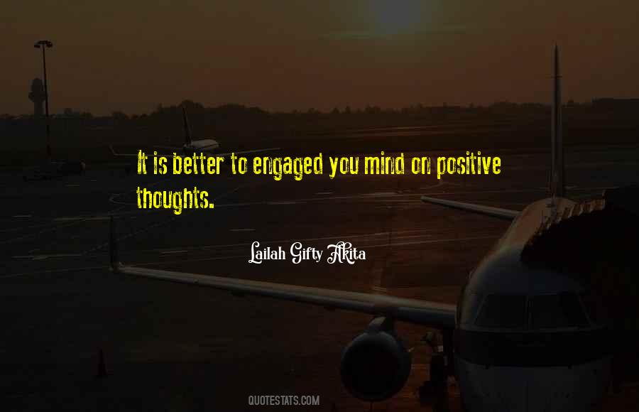 Quotes About Thinking Positive Thoughts #108078