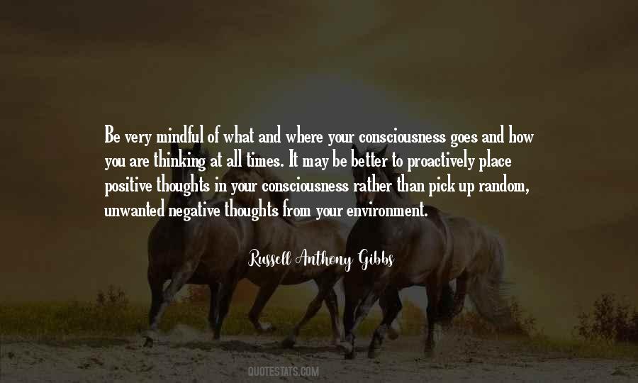 Quotes About Thinking Positive Thoughts #509195