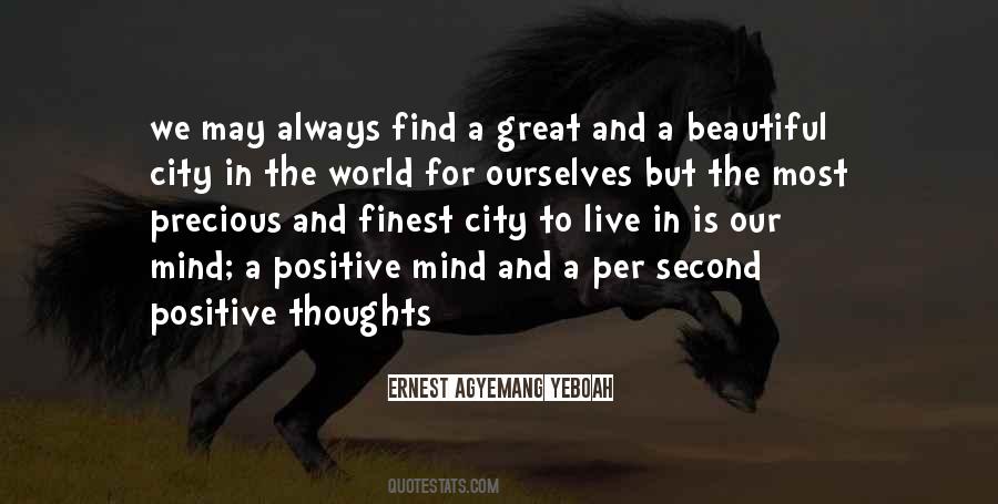 Quotes About Thinking Positive Thoughts #516213