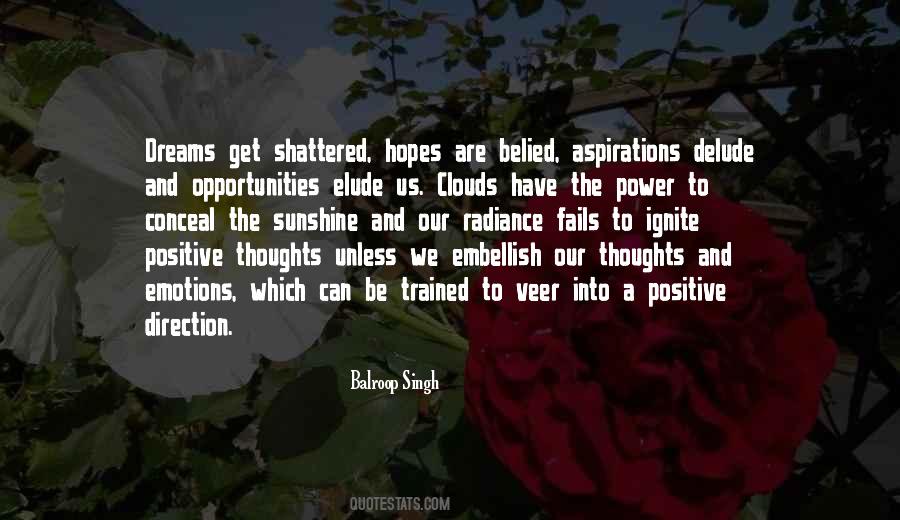 Quotes About Thinking Positive Thoughts #816533