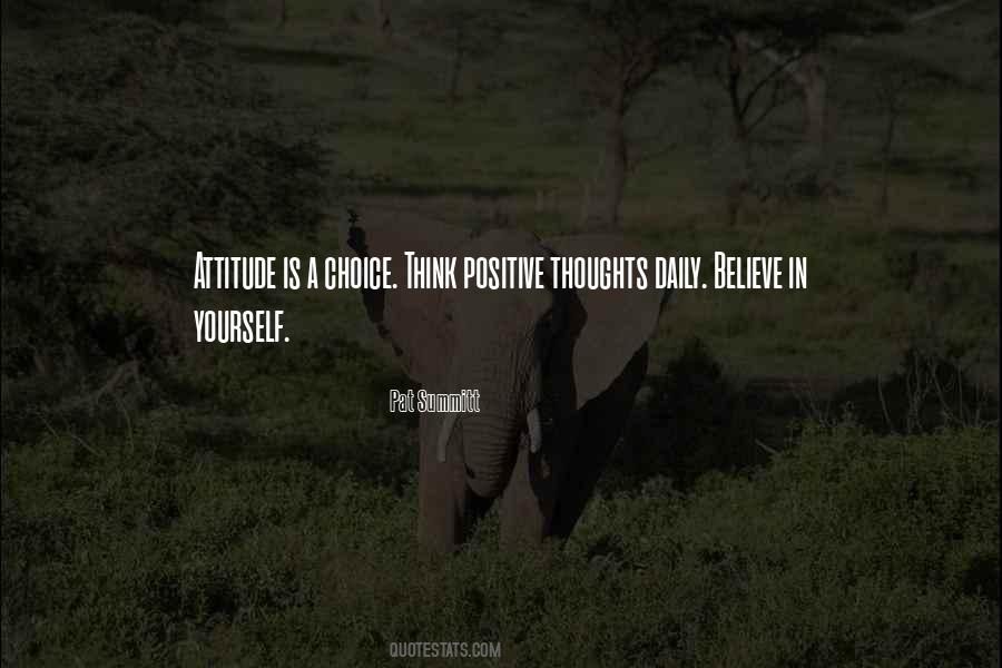 Quotes About Thinking Positive Thoughts #907091