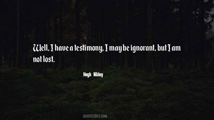 Quotes About Nibley #1036963