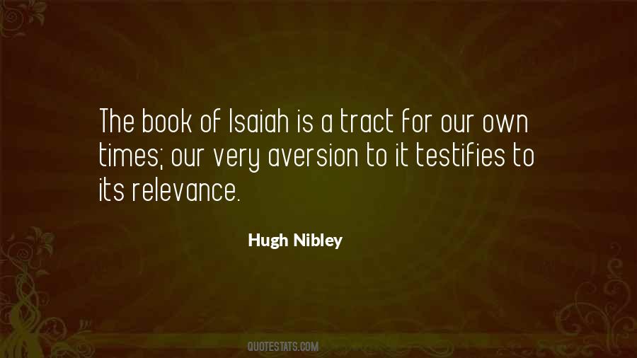 Quotes About Nibley #2565