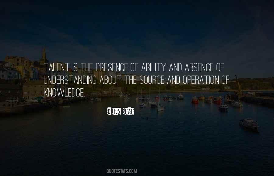 Absence Presence Quotes #189440