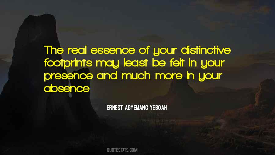 Absence Presence Quotes #324931