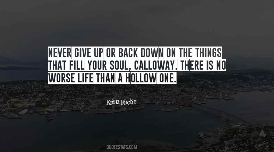 Hollow Soul Quotes #1689285