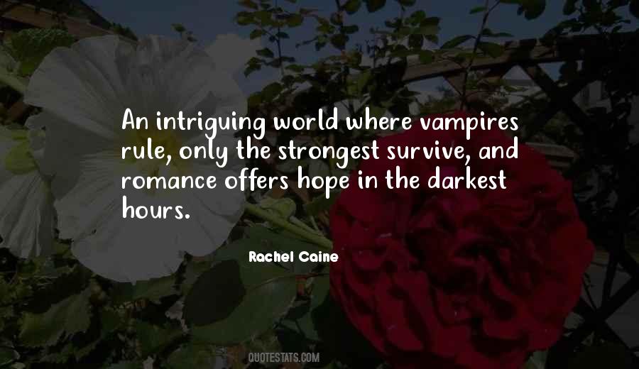 Romance Vampires Quotes #38917
