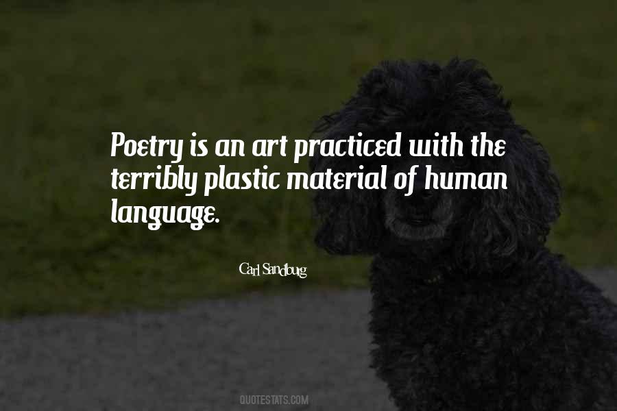 Poetry Is An Art Quotes #259390