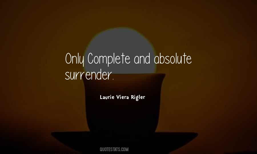 Absolute Surrender Quotes #846640