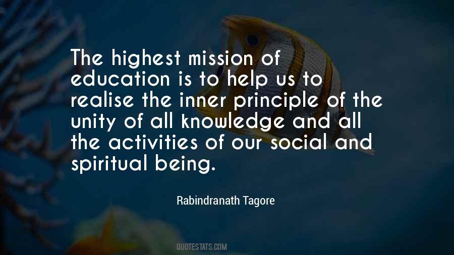 Mission Of Education Quotes #666590