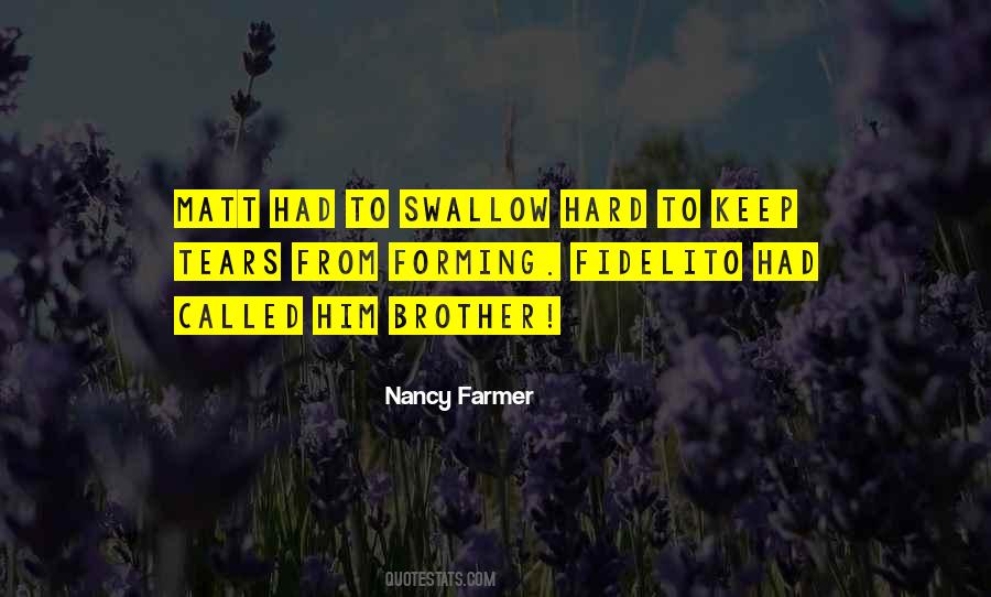 Brother S Tears Quotes #75510