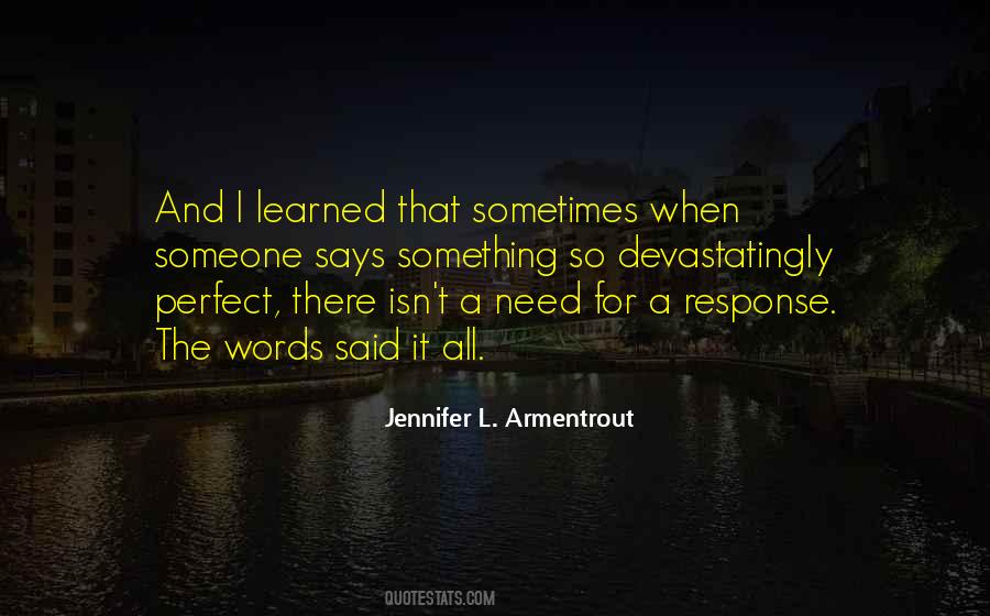 That Says It All Quotes #167592