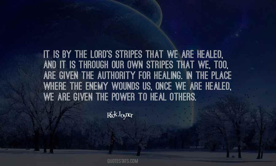 The Power To Heal Quotes #4897