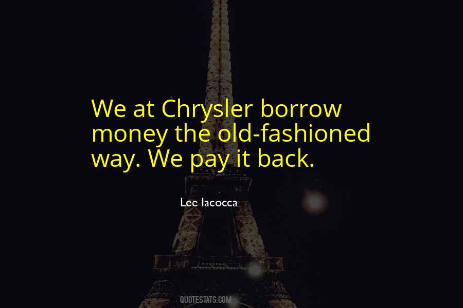 Borrow Money Quotes #1612379