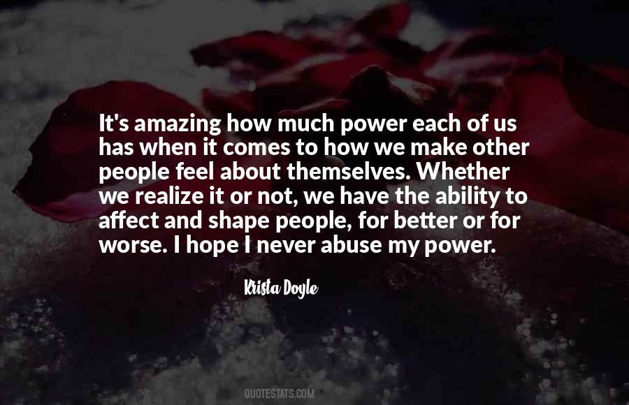 Abuse Power Quotes #899016