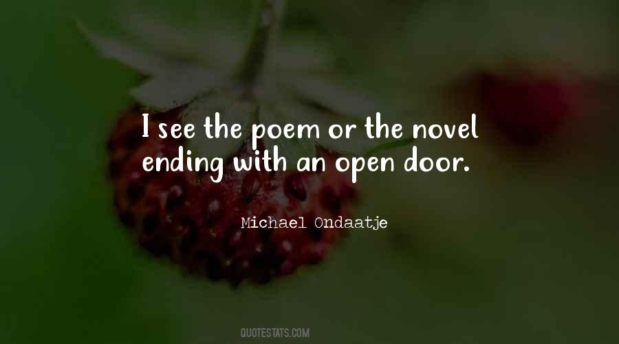 Ondaatje Novel Quotes #84008