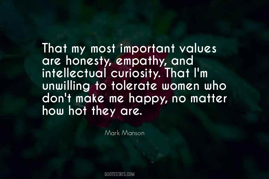 Important Values Quotes #1669156