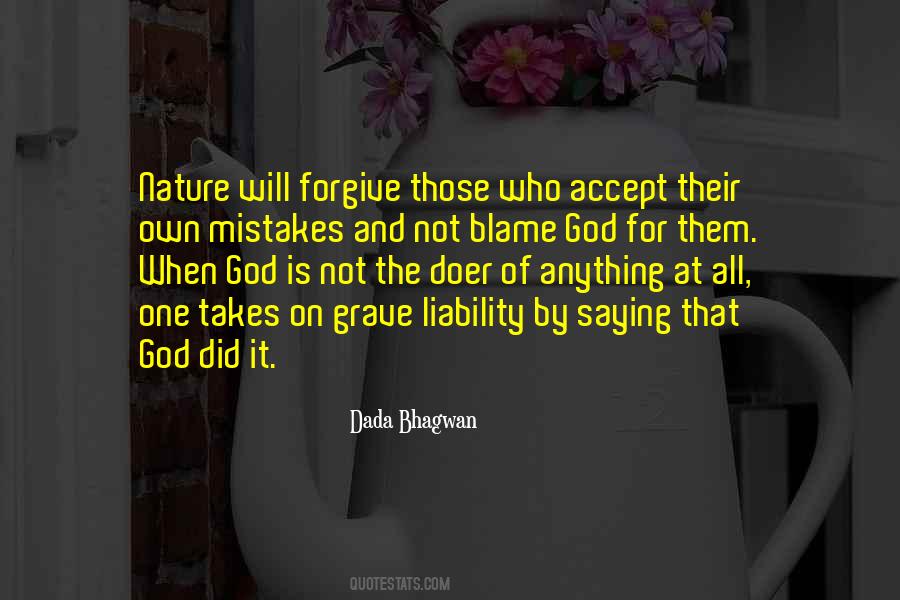 Accept Mistakes Quotes #223572