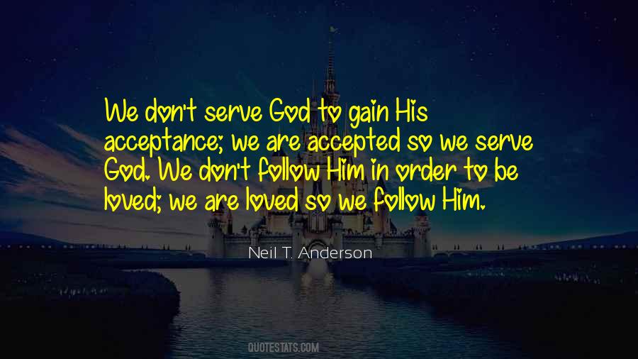 Accepted By God Quotes #809509