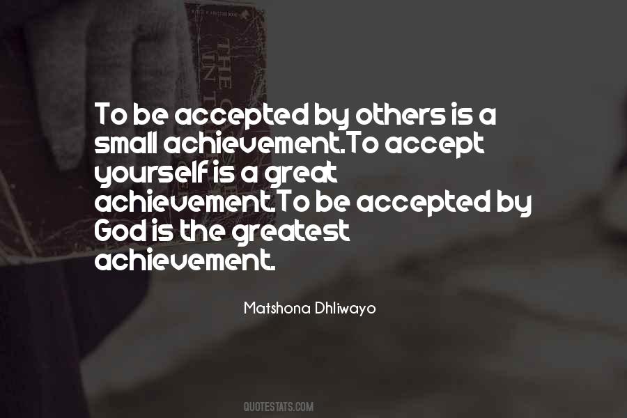 Accepted By Others Quotes #1214678