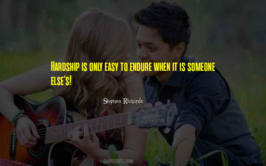 Endure Hardships Quotes #100321