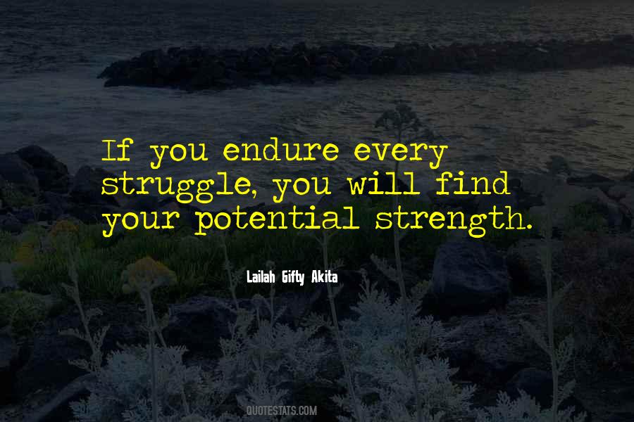 Endure Hardships Quotes #1101101
